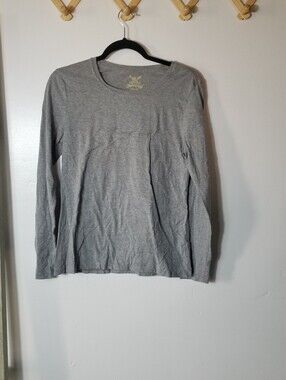 FADED GLORY WOMEN'S GRAY LONG SLEEVE  SIZE MEDIUM
